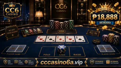 CC6 live casino table selection scene under sapphire studio light with baccarat, roulette, Sic Bo, poker and game-show cues