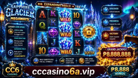 CC6 slot room selector showing jazz, laboratory, ice and thunder themed reel rooms