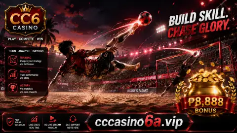 CC6 sports event selection scene presenting multiple athletic moods under sapphire arena lights